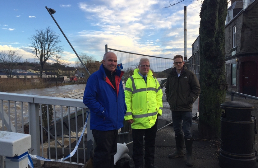 John Lamont MP Hawick Flood