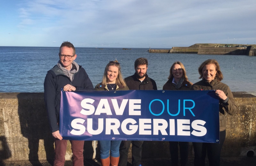 Save our surgeries Eyemouth John Lamont MP