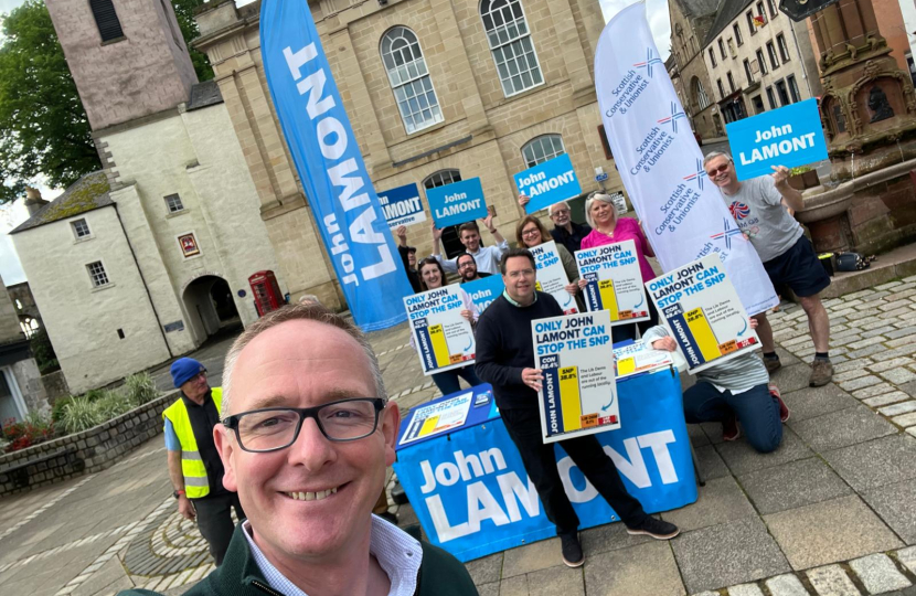 Vote for John Lamont to beat the SNP in the Borders