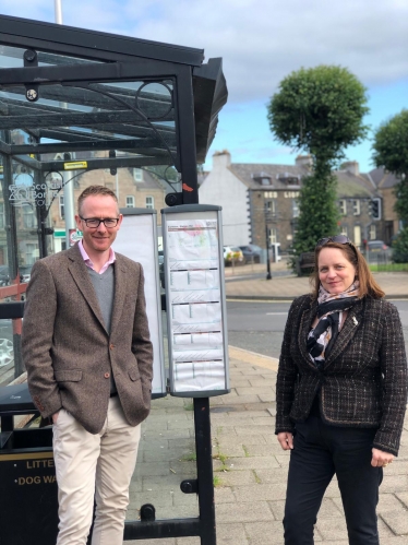 John Lamont MP, Cllr Jenny Linehan