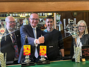 Award-winning Borders brewery now stocked in UK Houses of Parliament