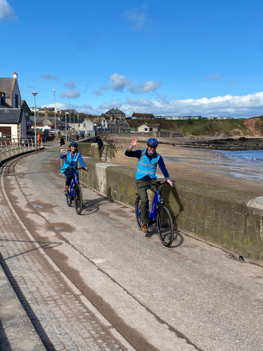 Local MP joins in Eyemouth Easter Bike Bash