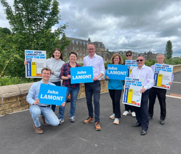 Ruth Davidson appeals to Borders residents to vote for John Lamont 