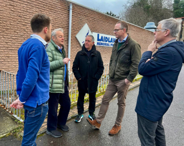 John Lamont MP meets with community council and councillors over Jedburgh Pool